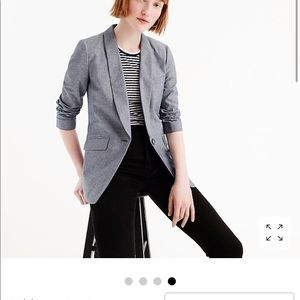 Jcrew Unstructured Blazer in Cotton/Linen